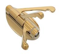 ULTECHNOVO Gancho Giratorio de Aleación de Zinc Dorado con Tres Brazos Plegables, Resistente Diseño Pesado, para Colgar Ropa y Toallas en Baños y Closets, Montaje en Pared