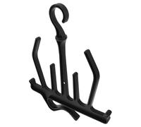 ULTECHNOVO Gancho para Equipo de Buceo Percha de Ropa Mojada Antideslizante de PP Negro, Portátil y Ligero, para Trajes de Neopreno y Ropa, para Adultos, Barco y Aventura Casa