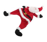 ULTECHNOVO Gorro de Papá Noel de Tejido Ligero Diseño de Piernas Largas para Adultos, Accesorio Festivo Fácil de Cuidar Adecuado para Reuniones Familiares y Fotos Navideñas