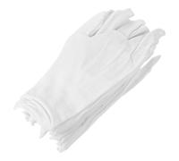 ULTECHNOVO Guantes de Trabajo 100% Algodón Guantes para Hombre Inspección Y Joyería de Plata