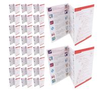 ULTECHNOVO Guía de Rescate al Aire Libre 40 Piezas, Manual de Primeros Auxilios Portátil para Camping y Senderismo, Tarjetas de Supervivencia Instrucciones Básicas y Elementos Esenciales