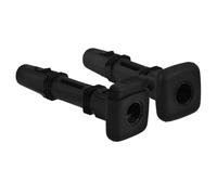 ULTECHNOVO Guías Ajustables de Plástico para Postes de Reposacabezas de Asiento de Coche, 2 Piezas Resistentes para Asientos Delanteros, Compatibles Diámetro de 12,7 Mm, Mejora la Seguridad