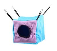 ULTECHNOVO Hamaca Colgante Doble para Hámster y Ardilla, Cama Cálida de Algodón para Descanso y Sueño, Material Seguro y Cómodo para Jaulas Pequeñas