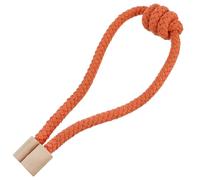 ULTECHNOVO Hebilla Magnética Naranja para Cortina Abrazadera de Cuerda Gruesa de Hilo Grueso y Imán, Cierre Fácil sin Perforaciones para Cortinas de Baño Sombra, Dormitorio y Café