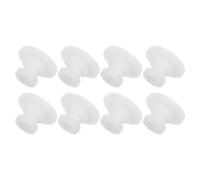 ULTECHNOVO Hebillas para Forro de Casco de Seguridad de Color Claro 8 Piezas Clips Pequeños de Plástico Resistentes para Cascos de Obra Pernos Prisioneros Accesorios Industriales