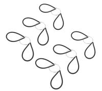 ULTECHNOVO Herramientas para Cortar Cerámica 6 Pcs Alambre de Acero Inoxidable Negro, Tallador y Modelador de Arcilla para Alfarería y Artesanía, Herramienta Precisa para Acabado y Moldeado