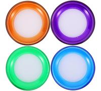 ULTECHNOVO Humedecedor de Dedos para Contar Dinero Esponja Húmeda de Plástico, Paquete de 4 Piezas para Mejorar n Oficina y Bancos Color Aleatorio