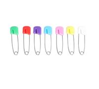 ULTECHNOVO Imperdibles para Bebés 100 Unidades Colores Variados Cabeza Plástica para Fijar Ropa y Gasas en Cuidados de Lactancia y Ñiño