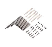 ULTECHNOVO Incluye Varilla de Eje Juego de 41 Piezas para Reparación de Saxofón Tornillos de Metal y Resortes para Mantenimiento de Saxofón Alto