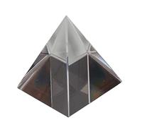 ULTECHNOVO Instrumento Óptico Pirámide De Cristal Decoración De Oficina Efecto De Luz y