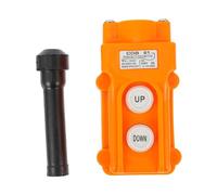 ULTECHNOVO Interruptor Botón Pulsador Industrial Control Elevación Grúa Resistente Agua Tamaño Compacto Accesorio Práctico para Elevadores y Levantadores Uso Exterior