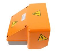 ULTECHNOVO Interruptor de Pedal Industrial de Doble Barra con Protección Antideslizante para Control de Válvula Neumática en Maquinaria y Procesos Industriales