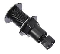 ULTECHNOVO Interruptor Neumático de Aire Botón Pulsador de Plástico Negro, Diámetro 25mm para Triturador de Basura y Bañera Accesorio para Cocina y Spa