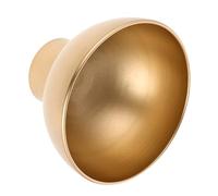 ULTECHNOVO Jarrón de Flores de Metal Vintage Decoración Jarrón de Hierro con Base Estable Mesas de Dormitorio Estanterías Pequeño Color Dorado