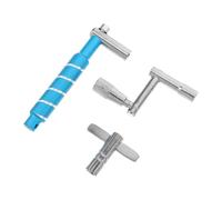 ULTECHNOVO Juego de 3 Llaves de Afinación para Batería de Aleación Herramienta para Varillas de Tensión Accesorios para Batería Llave Estándar para Percusión Uso Profesional