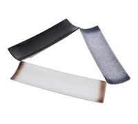 ULTECHNOVO Juego de 3 Platos Rectangulares de Cerámica para Sushi Bandejas Pequeñas Estilo Japonés Color Aleatorio Ideales para Restaurantes Hoteles y Cenas Familiares