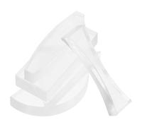 ULTECHNOVO Juego de 5 Lentes Ópticas para Física, Acrílico Transparente, Incluye Lente Convexa y Cóncava, Material Didáctico para Experimentos y Enseñanza en Laboratorio Educativo