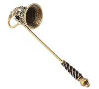 ULTECHNOVO Juego de Apagavelas Vintage Diseño Floral y Detalles Brillantes, Accesorio Seguro para Apagar Velas en Hogar y Aromaterapia, Tamaño 19X6X4 CM