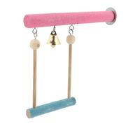 ULTECHNOVO Juego de Varilla de Madera Natural para Percha de Loro, Juguete Educativo y Resistente para Masticar, Accesorio para Jaulas de Pájaros, Barra de Actividad para Aves Pequeños