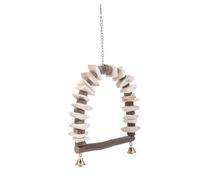 ULTECHNOVO Juguete Colgante para Loros y Pájaros Hueso de Sepia para Morder, Material Sintético Duradero y Función de Desgaste, Adecuado para Entretenimiento y Cuidado