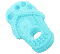 ULTECHNOVO Juguete de TPR para para Cachorros Azul Resistente Mordeduras en Forma de Zapatilla para Perros Adecuado para Entrenamiento y Juego Diario