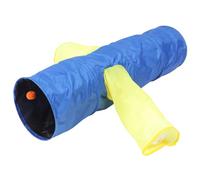 ULTECHNOVO Juguete Túnel para Gatos Estructura de Cubo y Tres Canales, Diseñado para Gatitos Que Disfrutan Juegos en Interiores y Espacios Reducidos
