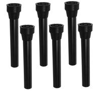 ULTECHNOVO Kit De 6 Patas De Repuesto para Trampolín Estructura De Acero Inoxidable y Cubiertas De Goma Acolchadas, Piezas para Cama Elástica Rebote Suave