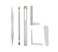 ULTECHNOVO Kit de Herramientas para Saxofón Plateado, Juego Profesional de Reparación y Mantenimiento Compacto, Accesorios Duraderos para Instrumentos de Viento, Adecuado para Músicos