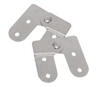 ULTECHNOVO Kit de Reemplazo Bisagra de Escalera de Mano 2 Piezas Bisagra Plegable Izquierda Derecha para Uso en Escalera de Ático