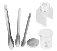 ULTECHNOVO Kit de Reparación de Pintalabios DIY 8 Piezas, Molde de Silicona y Vaso Graduado para Lápiz Labial, Herramientas Manuales Seguras para Crear y Reparar Brillo de Labios en Casa