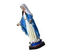 ULTECHNOVO La ilusión de la Virgen Santo decoración Primero Estatua de la Madre Figurilla Adornos Estatua de Resina Estatua de maría Adorno de Resina para el hogar