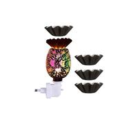 ULTECHNOVO Lámpara Aromática Decorativa Diseño Creativo 3D Cera para Derretir, Luz de Fragancia para Interior Material Plástico y Vidrio Adecuado para Navidad