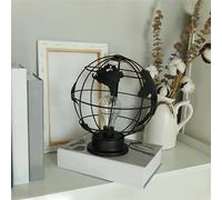 ULTECHNOVO Lámpara de Noche Forma de Globo Terrestre, Luz Atmosférica Cálida Blanca para Dormitorio y Sala, Lámpara de Mesa Decorativa Pequeña sin Batería, Adecuado para Ambiente Acogedor
