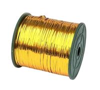 ULTECHNOVO Lazo Navideño Dorado Rizado 360 M para Decoración de Fiestas y Envoltura de Regalos Cinta para Atar Bolsas Pasteles y Manualidades Accesorio Festivo para Navidad