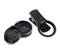 ULTECHNOVO Lente Macro para Teléfono Móvil 15X Clip, Aleación de Aluminio Resistente, Recubrimiento Multicapa 4K, Uso en Fotografía de Primeros Planos y Cámara