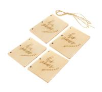 ULTECHNOVO Libros de Votos Matrimoniales de Madera Resistentes 4 Piezas 2 Juegos Papel Kraft Artesanal Cuadernos DIY para Boda y Compromiso Accesorios Rústicos para Decoración y