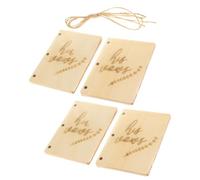 ULTECHNOVO Libros de Votos Matrimoniales de Madera Resistentes Papel Kraft Artesanal 2 Juegos 4 Piezas Cuadernos Rústicos para Boda Obsequio para Novios y Decoración de Eventos