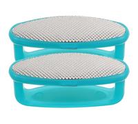 ULTECHNOVO Limas de Pedicura para Pies de Acero Inoxidable, 2 Unidades, Removedor de Callos y Durezas, Herramienta para Exfoliar y Eliminar Piel Muerta, Cuidado Profesional Color Aleatorio