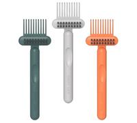 ULTECHNOVO Limpiador de Peines 3 Piezas Multicolor Aire Acondicionado, Herramienta de Limpieza de Cepillos para Pelo, Removedor de Cabello para Salón y Uso Doméstico Color Color Aleatorio