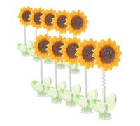 ULTECHNOVO Lindos Accesorios para El Tablero del Automóvil Adorno de Resina para El Automóvil Accesorio de Girasol para Automóvil Difusor de Perfume para Automóvil Cosas de Girasol para Automóvil