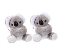 ULTECHNOVO Llavero de Koala de Peluche 2 Unidades Accesorio Colgante para Mochilas Aleación de Zinc Adecuado para y Eventos Obsequios
