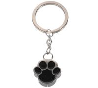 ULTECHNOVO Llavero de Urna para Mascotas en Acero Inoxidable, Colgante Huella de Perro, Contenedor Compacto para Cenizas de Perros Pequeños, Accesorio Memorial para Mascotas, Uso Funerario