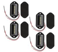 ULTECHNOVO Luces de Matrícula LED 12-24v 6 Leds para Camión, Coche y Remolque, Lámparas Laterales de Señalización Resistentes Corrosión, Pack de 4 Unidades Homologadas para Iluminación