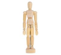 ULTECHNOVO Marioneta Articulada de Madera 3d Articulaciones Móviles, Modelo de Boceto Beige para Decoración Artesanal y Adornos de Muñeca Hogar