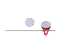 ULTECHNOVO Martillo de Pedal para Bombo Rojo de Metal Fieltro, Accesorio de Repuesto para Batería, Instalación Sencilla para Práctica y Presentaciones