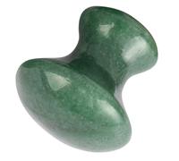 ULTECHNOVO Masajeador Manual de Hongos de Piedra Natural de Aventurina Verde para Rostro, Herramienta de Raspado Facial Gua Sha para Masaje y Cuidado Piel, Terapia Tradicional China,