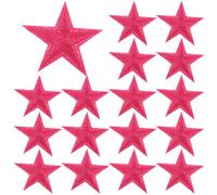 ULTECHNOVO Material de Franela 50 Parches Termoadhesivos de Estrellas Bordadas Resistentes y Fáciles de Usar para Ropa y Mochilas para Chaquetas y Jeans