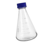 ULTECHNOVO Matraz Cónico De Vidrio Con Tapa Escala Clara Y Base Sólida Matraz Para Química Experimentos Educación E Investigación En Laboratorio