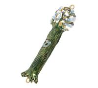 ULTECHNOVO Mezuzah Case De Aleación Resistente con Pergamino Sagrado Adorno Decorativo De Puerta Antigua para Protección y Bendición del Hogar para Decoración Festiva y Hanukkah