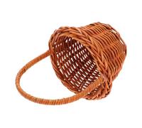 ULTECHNOVO Mini Cesta Decorativa Infantil De Cesta De Escritorio Creativa De Almacenamiento De Plantas Decoración De Escritorio Para Accesorios De Punto y Bricolaje